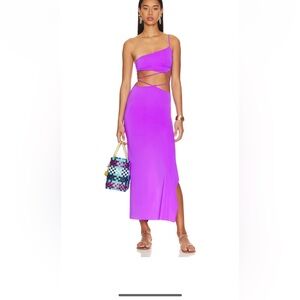 Baobab x Revolve Cala top and skirt set in ultraviolet